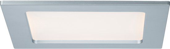 Paulmann paneel LED vierkant 12W 2700K chroom Inbouwspot 92080