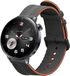 kwmobile horlogebandje geschikt voor OnePlus Watch 3 / 2 / 2R / Oppo Watch X2 polsband - Smartwatch bandje van TPU - Activity tracker horloge band in zwart / oranje