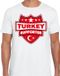Bellatio Decorations Turkey supporter schild t-shirt wit voor heren L