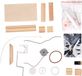 Holland Connections Générateur manuel à construire Matériel Kit - Générateur d'électricité manuel pour Enfants - Jouet artisanal éducatif