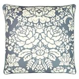 Paoletti Melrose Kussensloop, Kussen, Leisteen Blauw, 50 x 50 cm