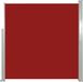 vidaXL - Windscherm - uittrekbaar - 140x300 cm - rood