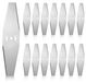 Set de 15 Lames de remplacement pour tondeuse à gazon