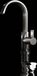 IVY Pact Wastafelmengkraan - opbouw - draaibare cascade uitloop - coldstart - Geborsteld metal black PVD