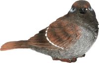 Farmwood Animals Huismus vogel beeldje - 14,5 x 6,5 x 8,5 cm - polystone - tuinvogel beeldjes - binnen/buiten