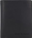 Greenburry Pure Black Portemonnee RFID-bescherming Leer 10.5 cm - Mannen - Horizontaal - zwart