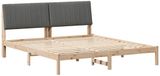 vidaXL Bedframe met hoofdeinde Bruin 180 x 200 cm Massief grenenhout