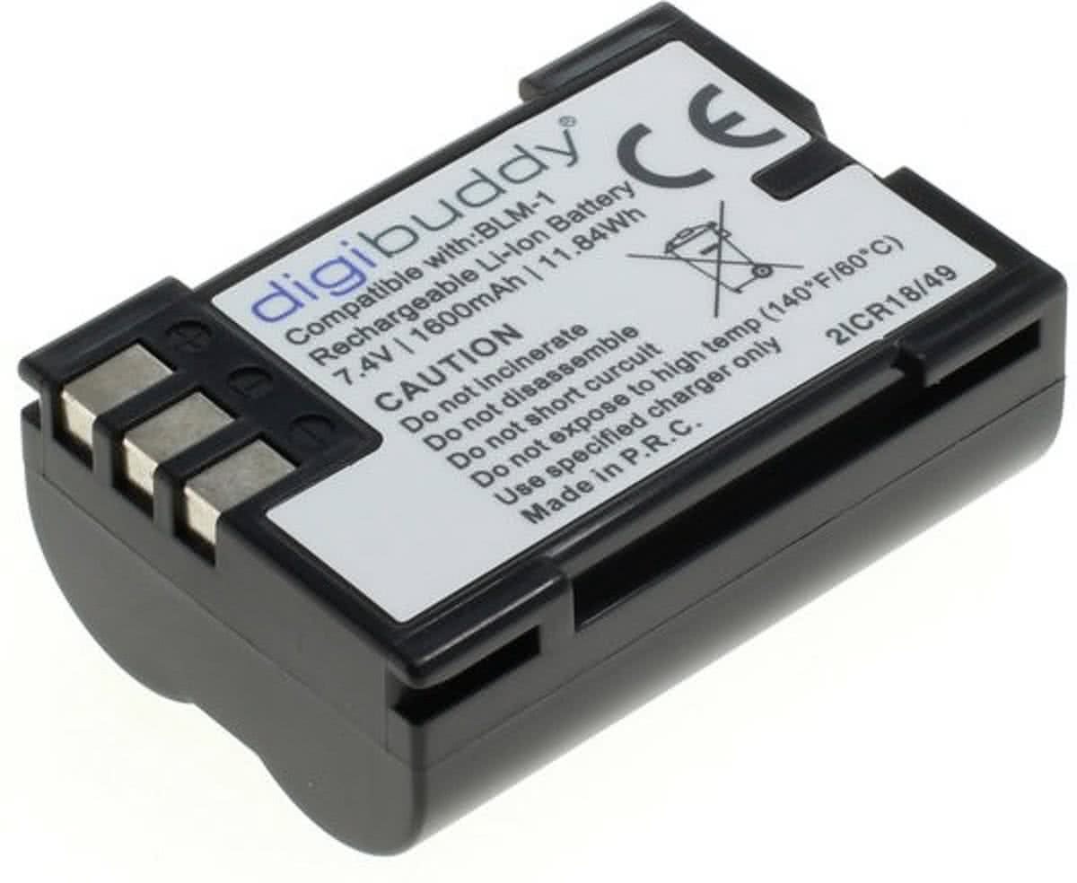 Digibuddy Camera accu compatibel met Olympus BLM 1