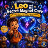 Leo and the Secret Magnet Cave: A STEM Picture Book About Magnets, Curiosity, Teamwork, and Problem Solving