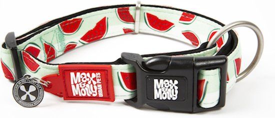 Max & Molly Hondenhalsband Watermelon L