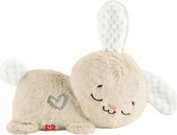 Fisher-Price Mon Lapin Câlin: Veilleuse pour bébé, peluche, avec sons apaisants, lumière douce, jouet sensoriel, modèle HXG97