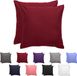 Komfortec Set van 2 Premium Kussenslopen 50x50 cm - Superzachte Kussenhoes - 100% Microvezel - 120g/m² - Rood