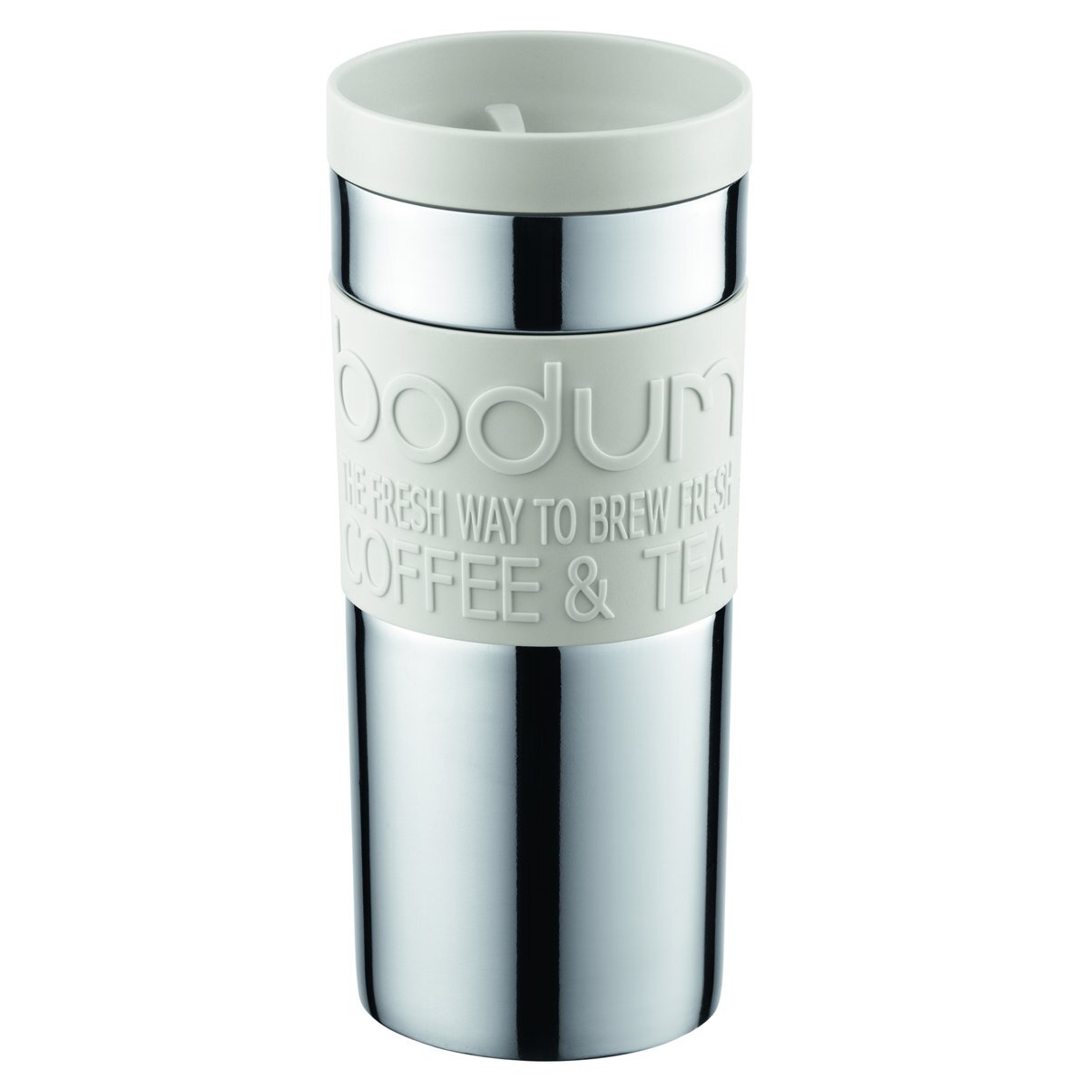 Bodum Travel Mug Reisbeker - RVS - 0.35 l - Wit