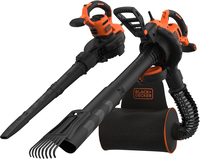 BLACK+DECKER BEBLV301-QS Bladblazer - 3000W - Rugzak - Blaas & Zuigfunctie