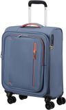 American Tourister Koffer - Cloudrider handbagage 55 cm uitbreidbaar - TSA slot - Stone blue