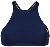 Arena Dames zwemkleding top Crop Think R marine/gele ster XS