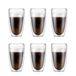 Bodum Pavina Zomerdrankjes Glas 450 ml Transparant Kunststof 6 Stuks