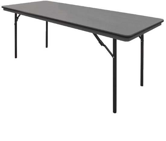 Bolero Inklapbare tafel zwart - 183cm