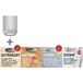 Wagner QuickClip meubelglijders universele set; ø 30 mm; kunststof wit; inhoud: 40 stuks