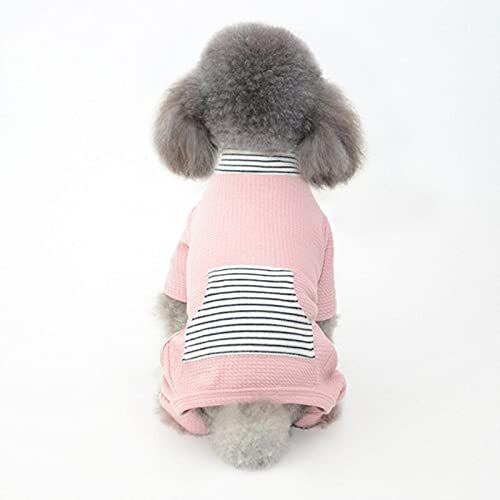 JRKJ Kleine Hond Pyjama Jumpsuit Puppy Overalls Winter Pet Full Body