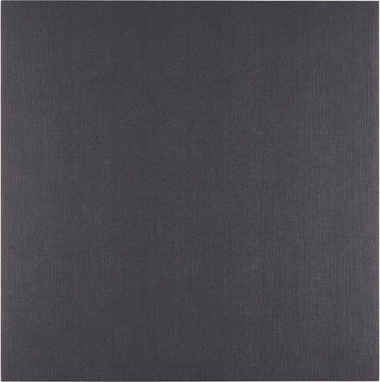 Florence Cardstock Linnenkarton - Zwart - Gekleurd Papier - 30,5 x 30,5 cm - 100 vellen - Textuur - 250 g