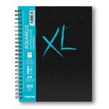 Canson XL Book A5 Spiraalband 68 vel 300 g/m² Noir, Bleu