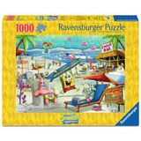 Ravensburger Erwachsenenpuzzle 1000 Teile - SpongeBob Schwammkopf - Beach Fun at the Goo Lagoon