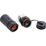InLine 69990R RJ45 Female Zwart