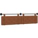 Tête de lit suspendue marron 210 x 55 x 5 cm PU antique
