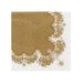 Talking Tables Set van 20 witte en gouden papieren servetten, elegante decoraties, bruiloft, vrijgezellenfeest, Kerstmis, verjaardag, vieringen, goud, NPKIN PK20