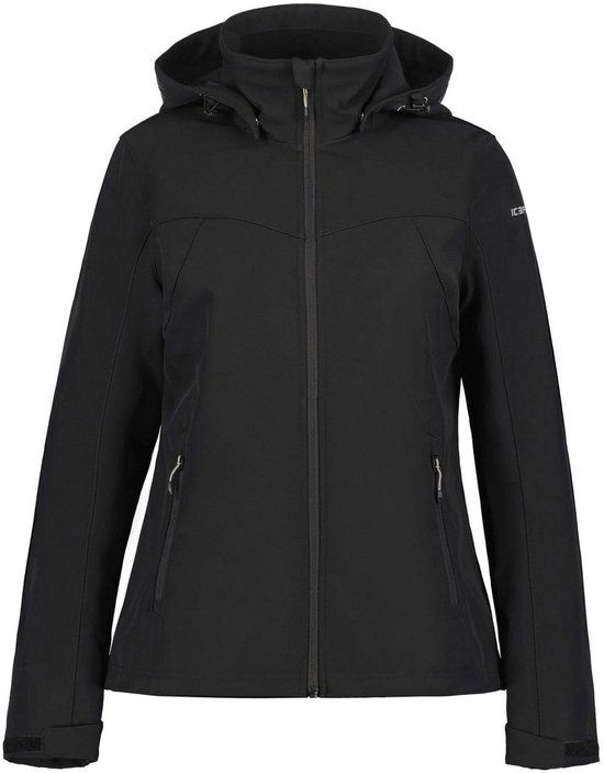 Icepeak Brenham Softshell Dames Zwart
