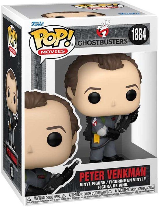 Funko Ghostbusters II Dr. Peter Venkman popfiguur speelgoed.