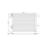 Valeo Condensor, Airconditioning 822564
