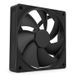 NZXT F120P PC-behuizingsventilator, 120 mm, statische druk, zwart