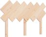 vidaXL Hoofdbord 132x3x81 cm massief grenenhout