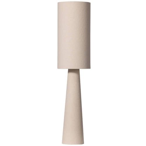 WOOOD Loft Vloerlamp - Metaal/Bouclé - Naturel - 130x30x30 cm