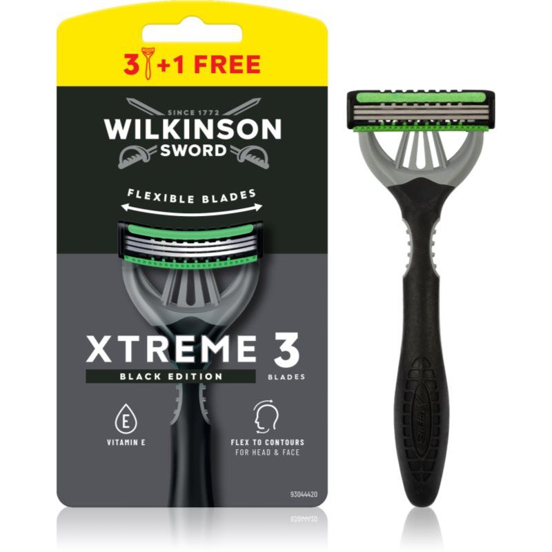 Wilkinson Sword PIETERCIL BARENDS Xtreme 3 Black Edition Comfort 3+1 pc