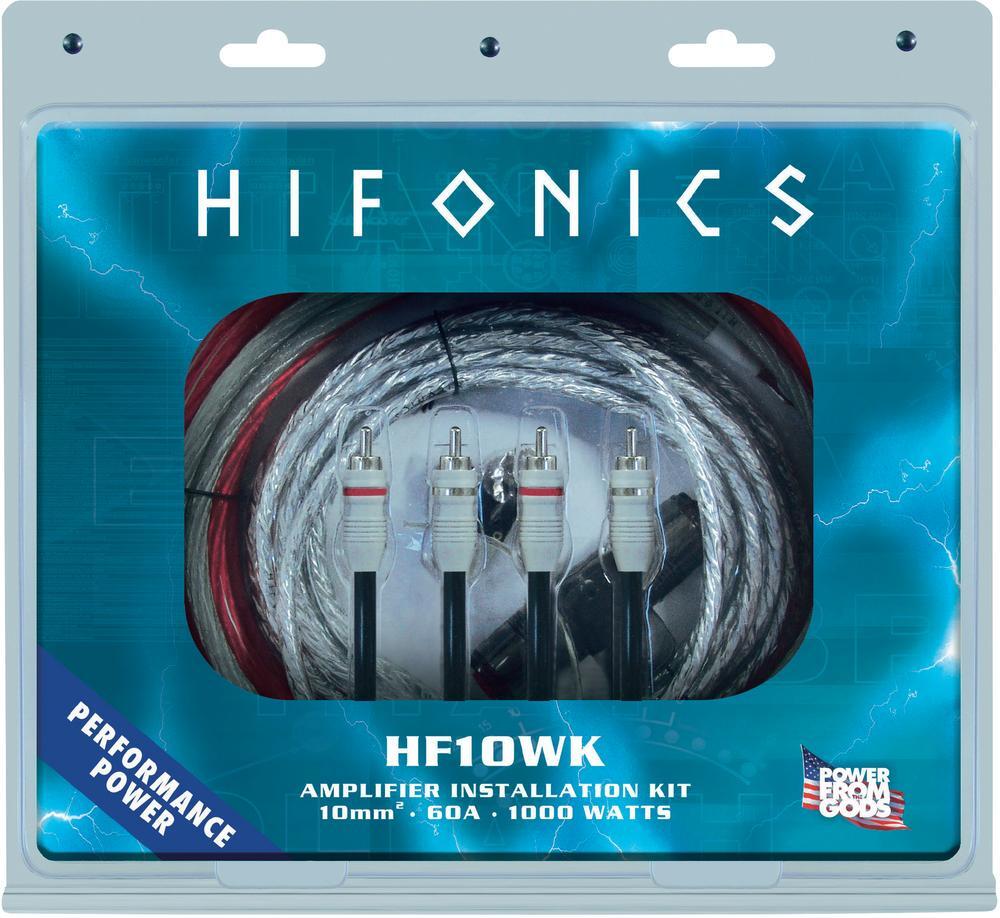 Hifonics Car-HiFi versterker aansluitset 10 mm² CR-10WK