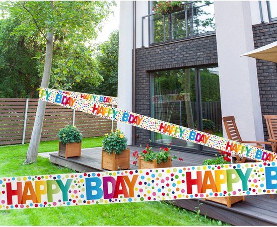 Folat - Markeerlint Rainbow Dots 15 meter