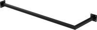 ML-Design Garderobestang kapstok wandmontage 30x90 cm zwart staal