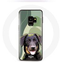 Maniacase Hoesje voor Samsung Galaxy S9 plus Beauceron zwart hondenras