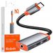 MCDODO USB-C naar 3,5mm mini-jack adapter, AUX-kabel voor Samsung DAC