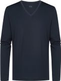 Mey Herren Shirt Met Lange Mouwen Serie Dry Cotton Colour Yacht Blue