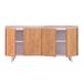 WELL HOME MOBILIARIO & DECORACIÓN Meubels van wit eiken met 100% melamine gecoate spaanplaat, 140 x 86 x 40 cm