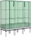 vidaXL Plantenbak verhoogd met kashoes 120x40x140 cm rattanlook