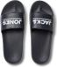 Jack & Jones JFWOLLIE SLIDER Logo Badslipper Antraciet - Maat 40