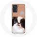Maniacase Tasje voor Samsung Galaxy A13 5G Japanse Spaniël zwart-wit hondenras
