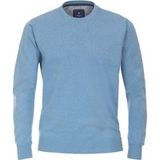 Redmond Heren Trui Katoen - O-hals - Blauw - 5XL