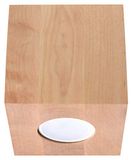 Sollux Lighting plafondlampen, hout, lichtbruin
