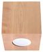 Sollux Lighting plafondlampen, hout, lichtbruin